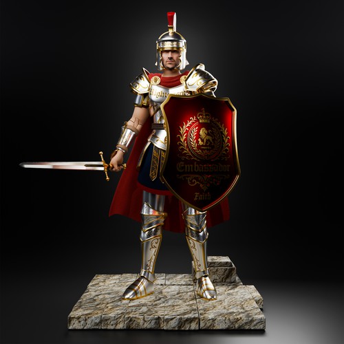 ARMOR OF GOD ACTION FIGURE 3D WORK