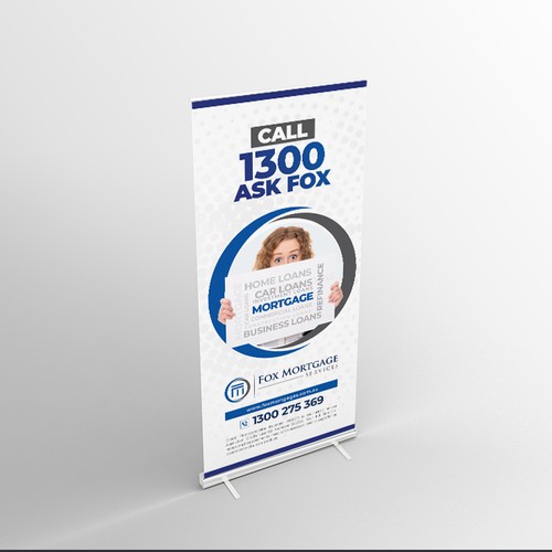Standee Design For Fox Mortgage