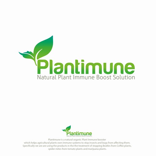 Logo for an organic plant booster