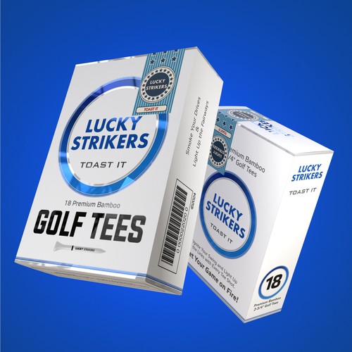 Bold, Packaging Design for Unique Golf Tees