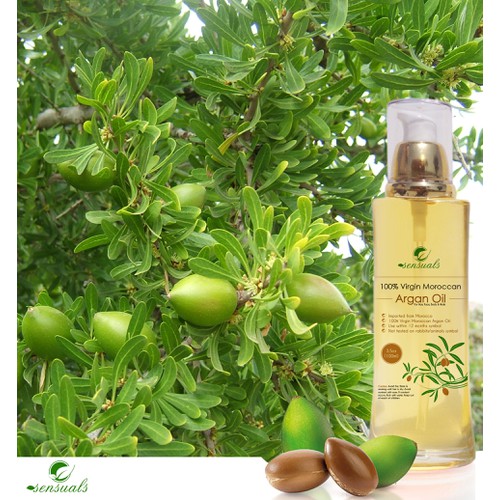 Argan Oil Beauty Product Bottle Label