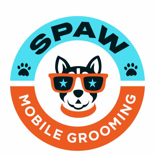 Logo Design For Mobile Pet Grooming Business 
