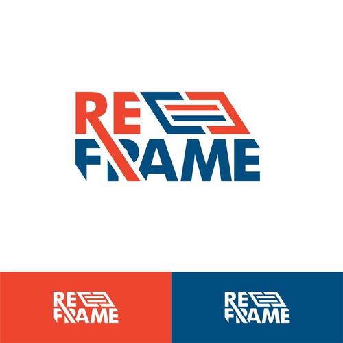 Reframe: A Logo for an Education Startup that helps Launch Innovative School