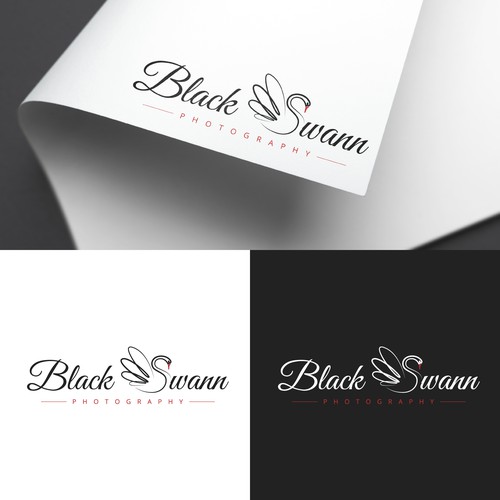 Logo design for Black Swann photography