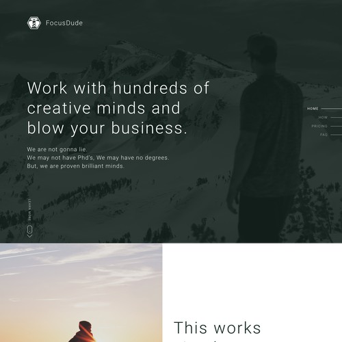 Crowdsourcing for business website