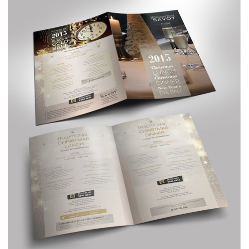 Christmas & New years eve Events Brochure