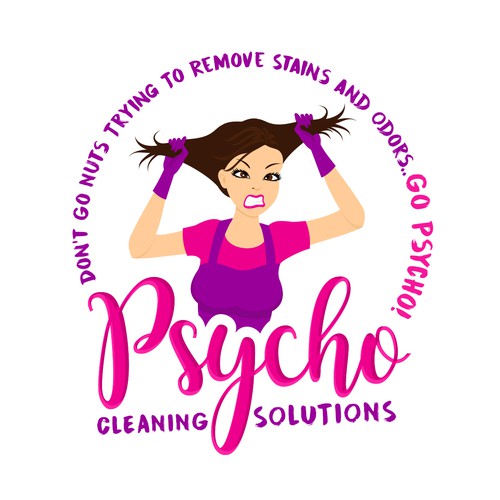 Logo for a cleaning company