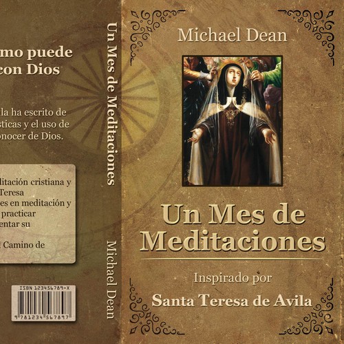 Create a book cover for a book on meditation