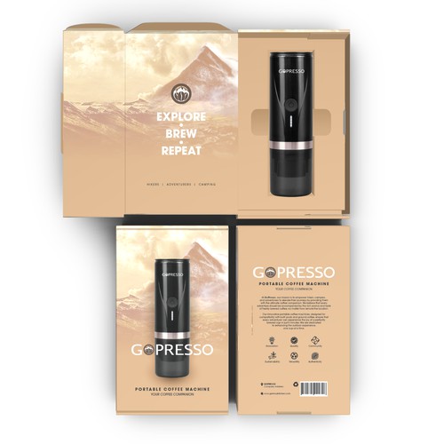 Full package design for GOPRESSO