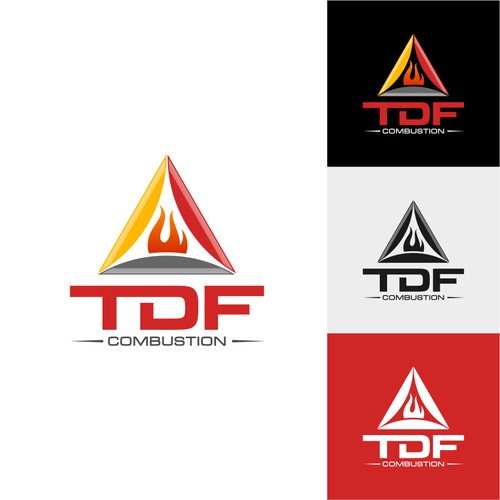Logo design for combustion systems repairing company.