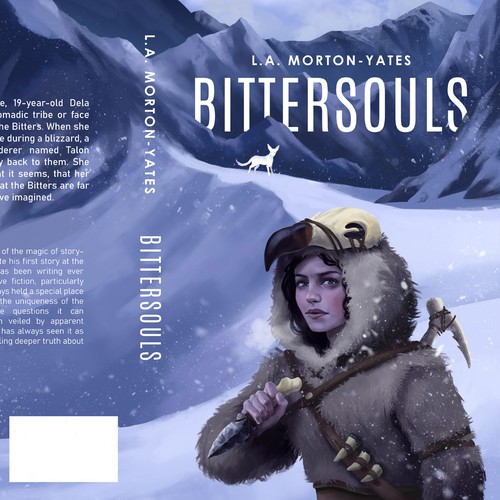 Illustrated book cover for a fantasy book