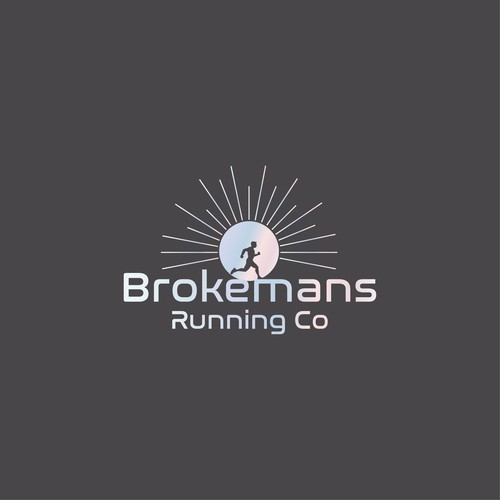 Logo consept for "Brokemans Running Co"