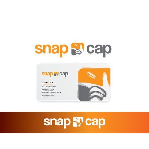 Create the corporate logo for Snapcap.com