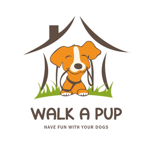 Playful and inviting, dog loving imagen for Walk A  Pup
