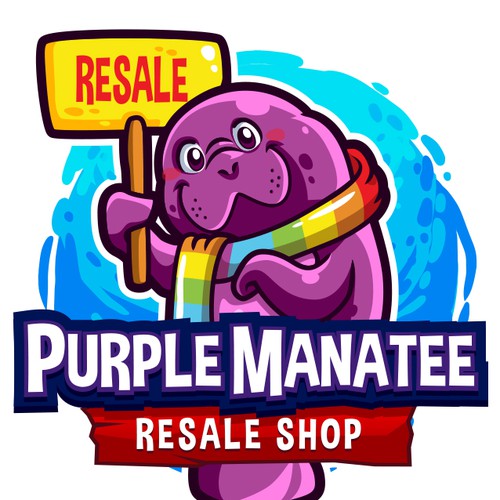 Purple Manatee Resale
