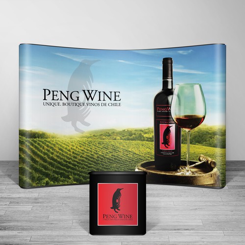 Backdrop design for A Premium Wine Brand 