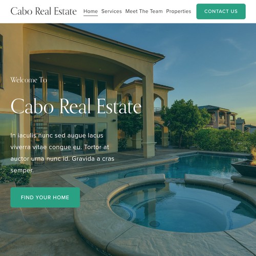 Cabo Real Estate Property Design