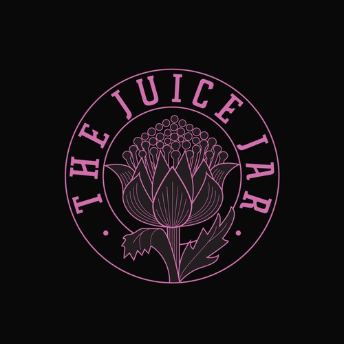 Design a modern logo for THE JUICE JAR.