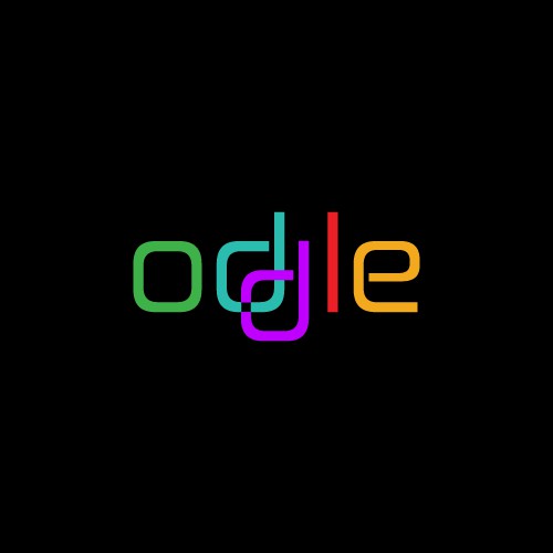Colourful logo for Oddle