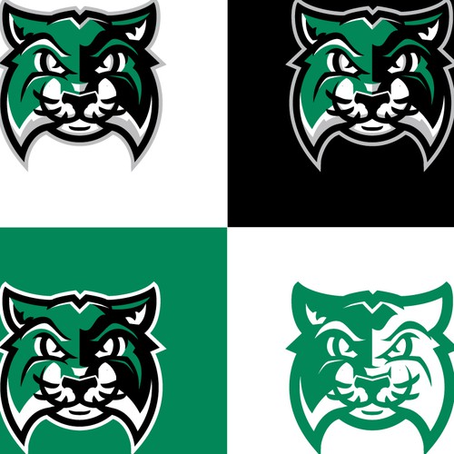 bold bobcat mascot head