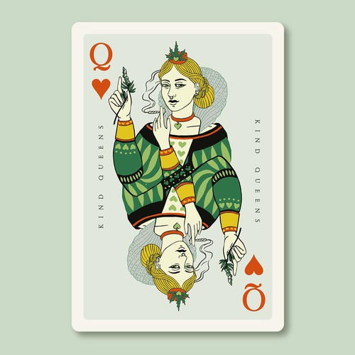 Cannabis Playing Card Design