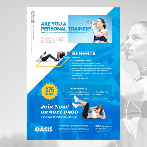 Poster Concept for Personal Training