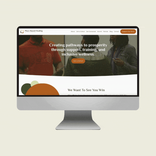 Squarespace Website for Nonprofit Community Healing Program