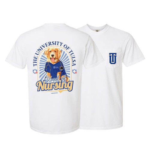 T-shirt design for University of Tulsa