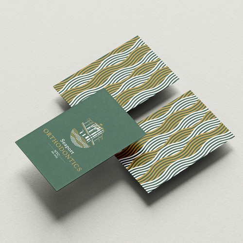 Clean and modern Business Card for Orthodontist Company