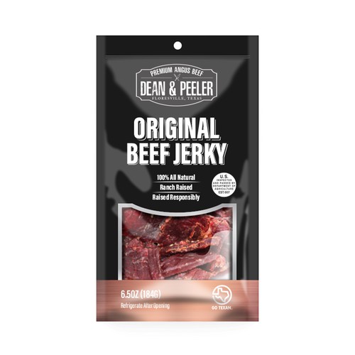 Beef Jerky Bag for Texas Angus Beef Brand