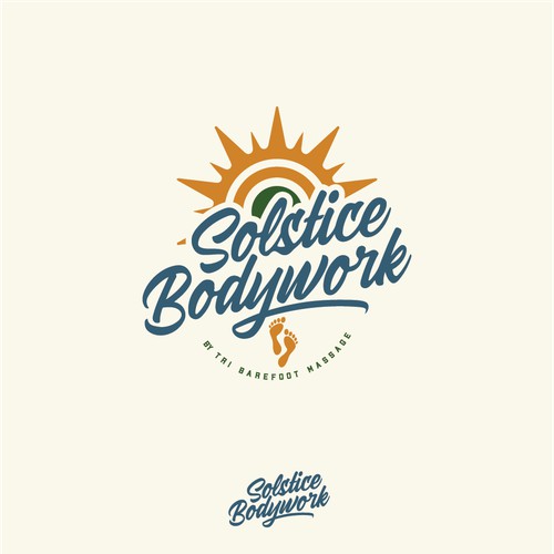 SOLTICE BODYWORK LETTERING LOGO CONCEPT