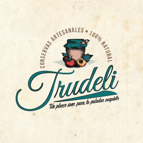 Bold logo for Trudeli