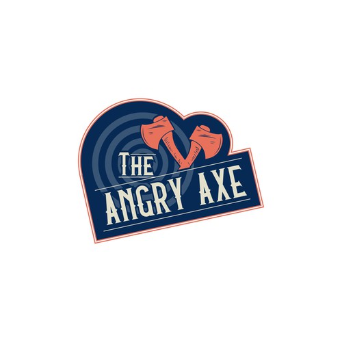 Axe Throwing Business Logo