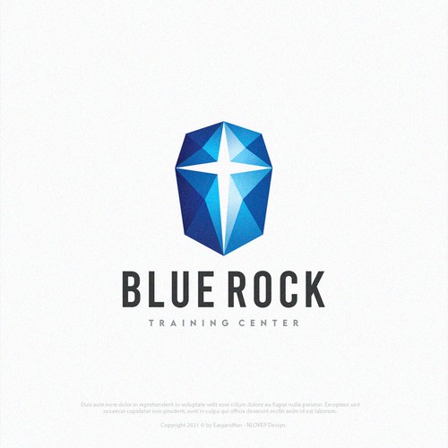 Logo Concept 4 Blue Rock l Training Center