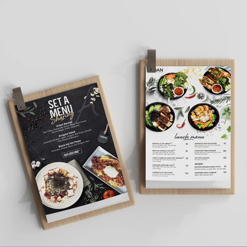 Menu Design for Weekly Lunch
