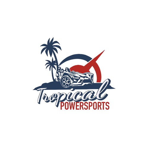 Tropical Powersports logo design