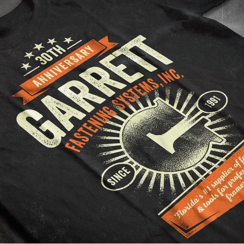 Garrett company t-shirt design