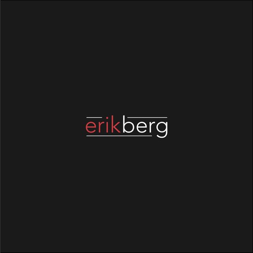 Simple logo design for Erik Berg