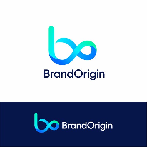 Infinity Letter BO Logo Design