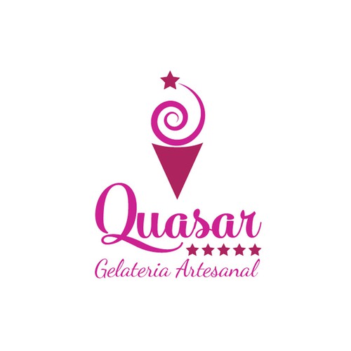 Logo for an ice-cream store