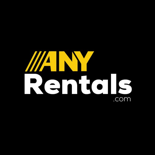 ANY RENTALS logo design