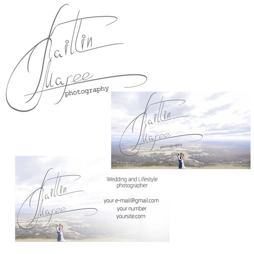 Logo and Business card for wedding and lifestyle photographer