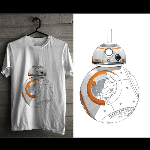 Low poly bb8