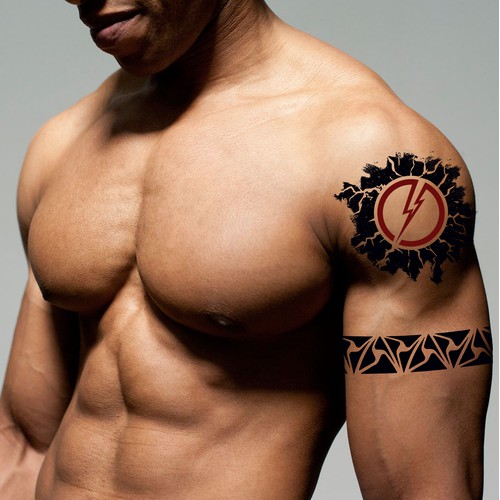 Lightning Tattoo Design