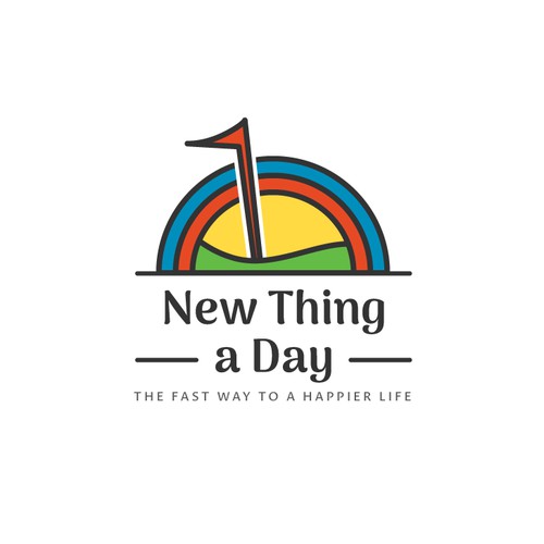 Warm and Inviting logo for "1 New Thing a Day"