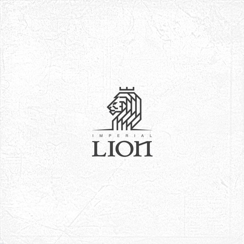 Logo concept for 'Imperial Lion'