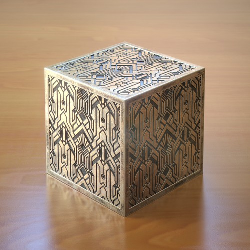 3d Decorative Jewellery Cube