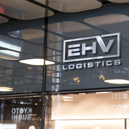 ehv logistics logo design