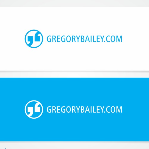Brand identity for GREGORYBAILEY.COM