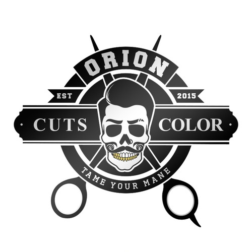 Barbering/ Hairstyling Fasion Logo